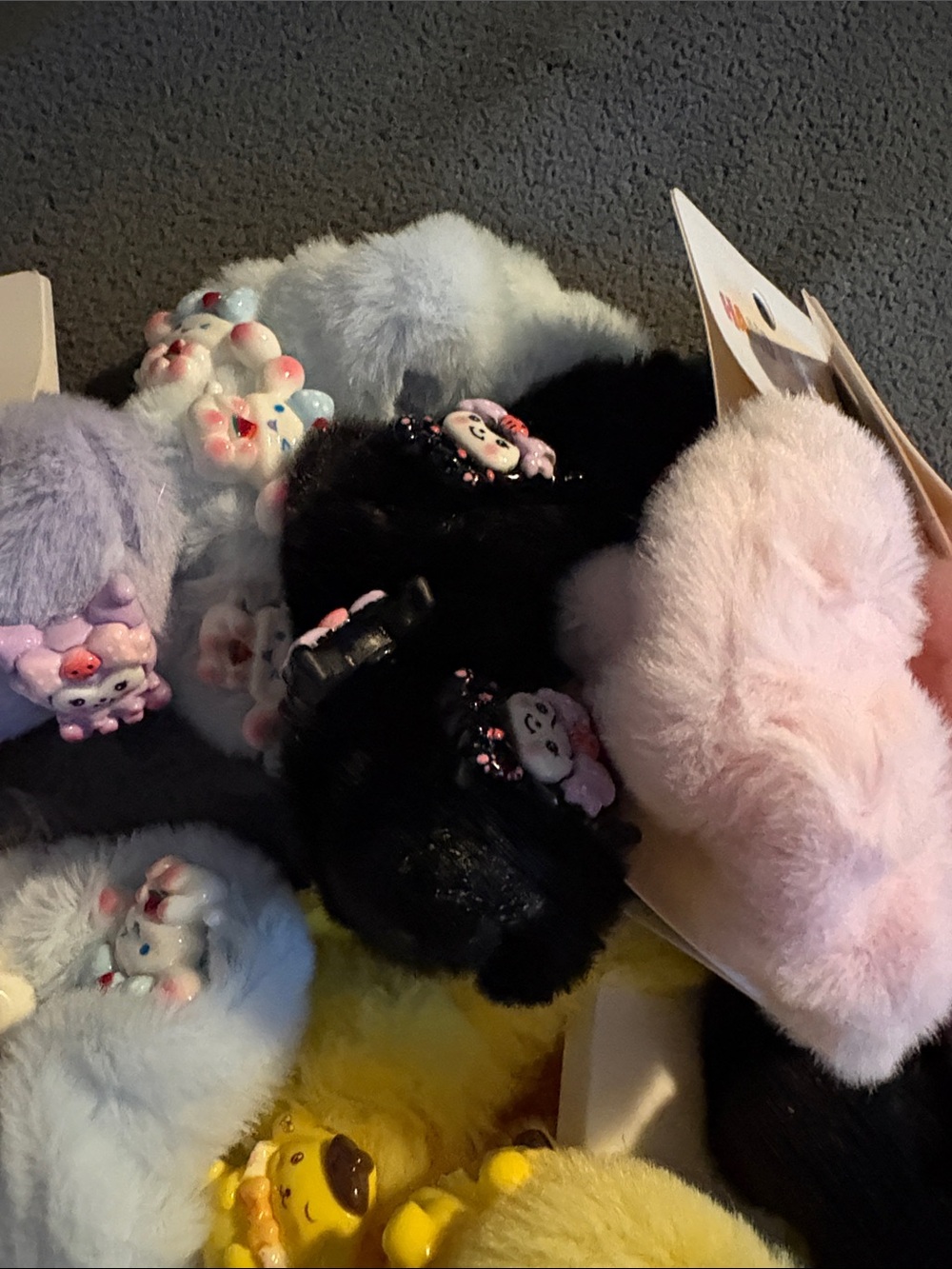 FASHION Handmade Plush Kids Hair Scrunchies -12 pk - Picture 2 of 2